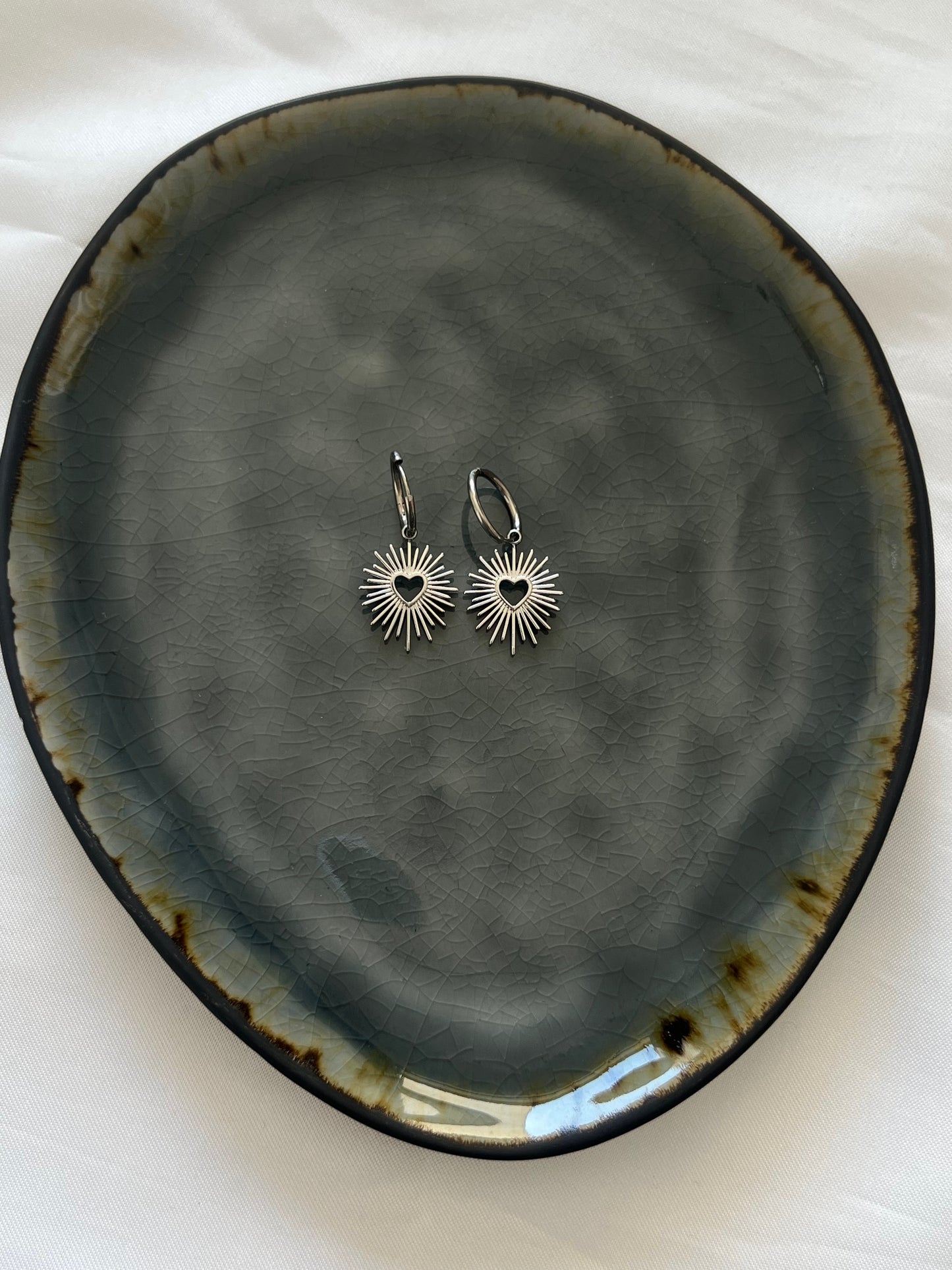 ‘ZARA’ oorbellen - goud/zilver