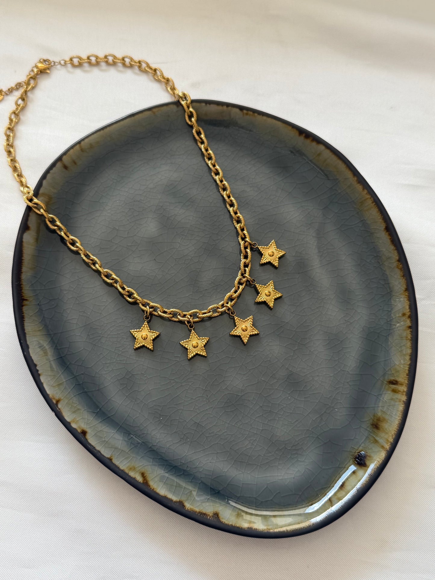 ‘STARLIGHT’ ketting - goud/zilver