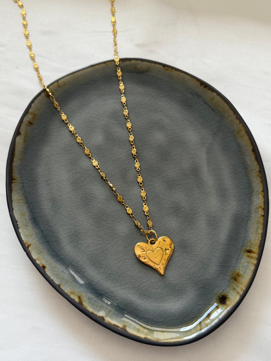 ‘MILOU’ ketting - goud/zilver