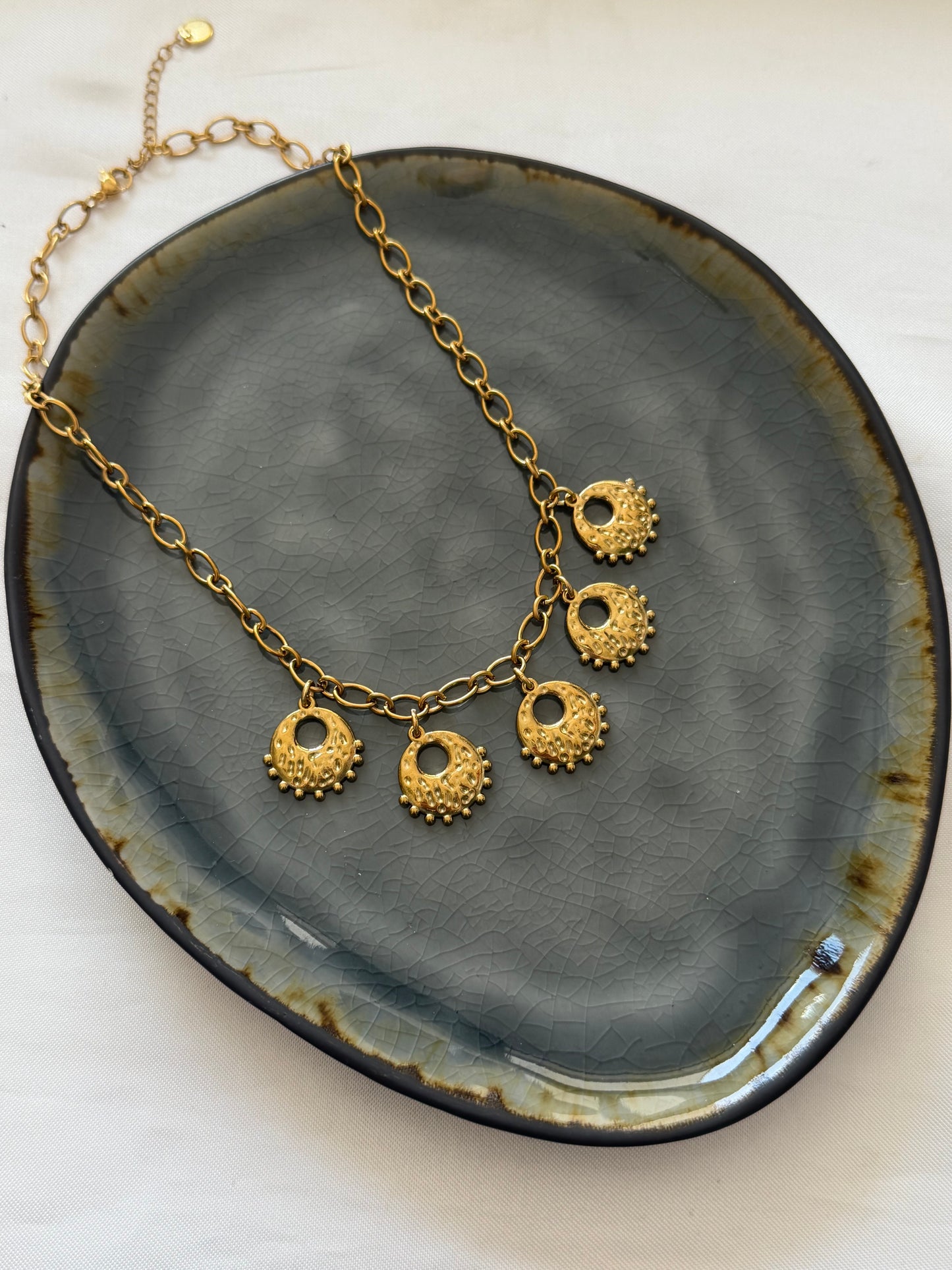 ‘AURELIA’ ketting - goud/zilver