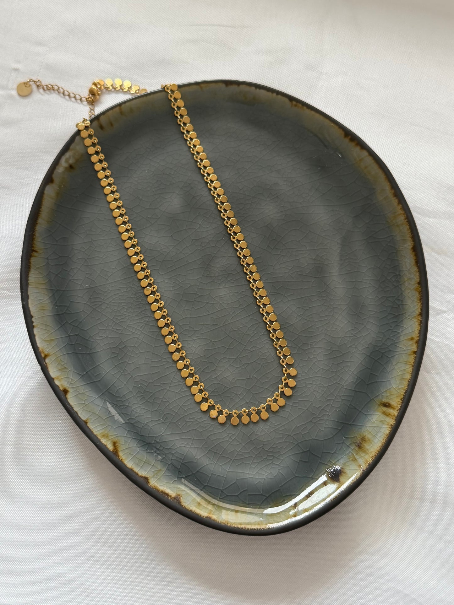 ‘COINS’ ketting - goud