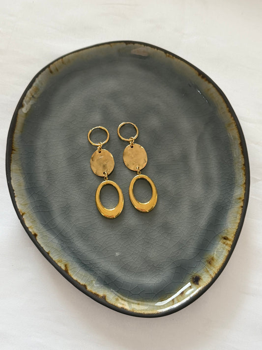 ‘HAILEY’ oorbellen - goud