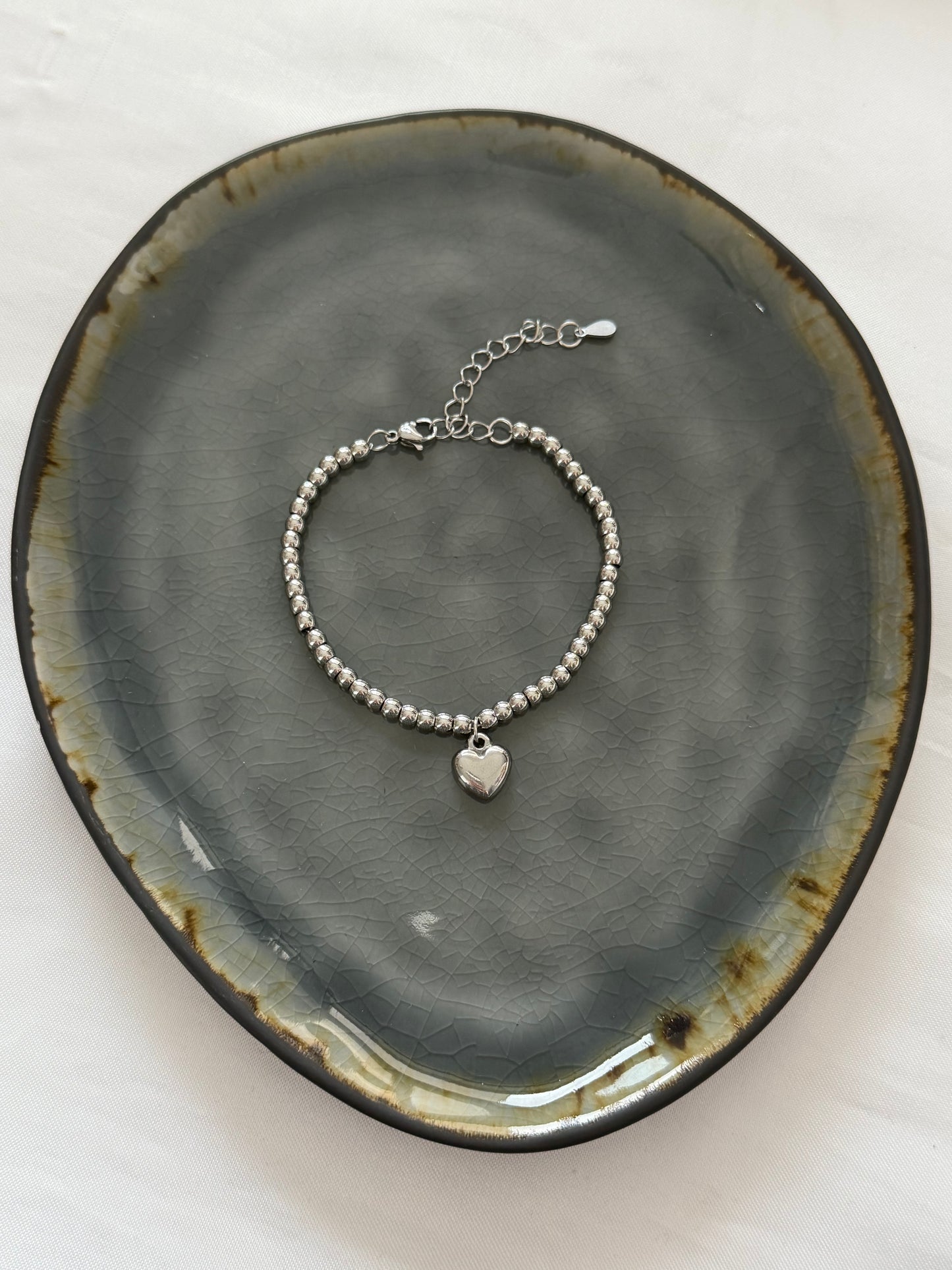 ‘I LOVE YOU’ armband - goud/zilver