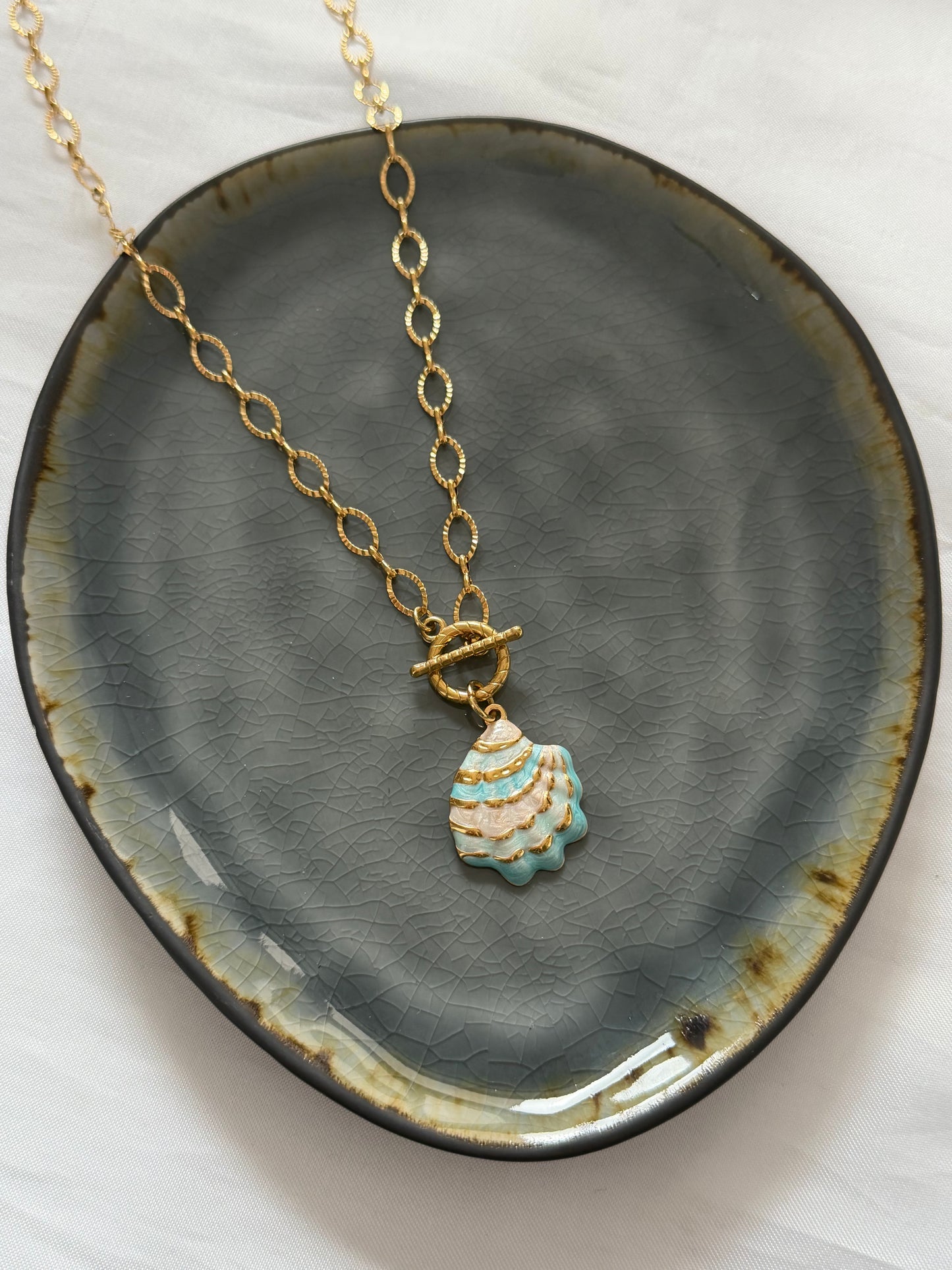 ‘SEA SHELL’ ketting - goud