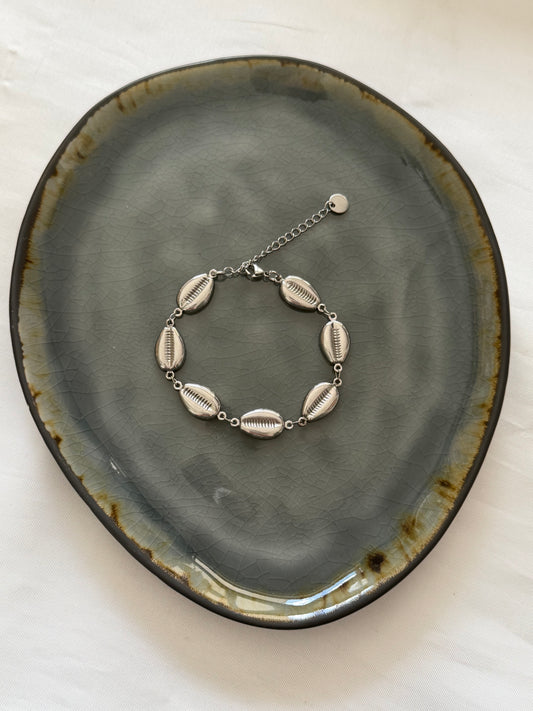 ‘SHELL’ armband - zilver