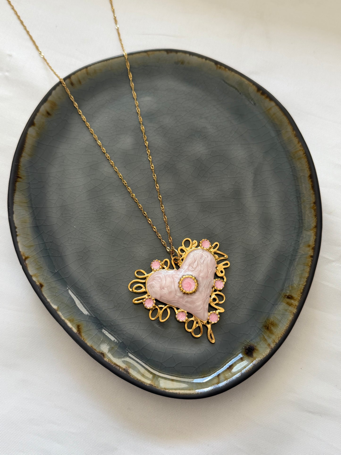 ‘PINKY’ ketting - goud