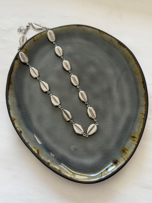 ‘SHELL’ ketting - zilver
