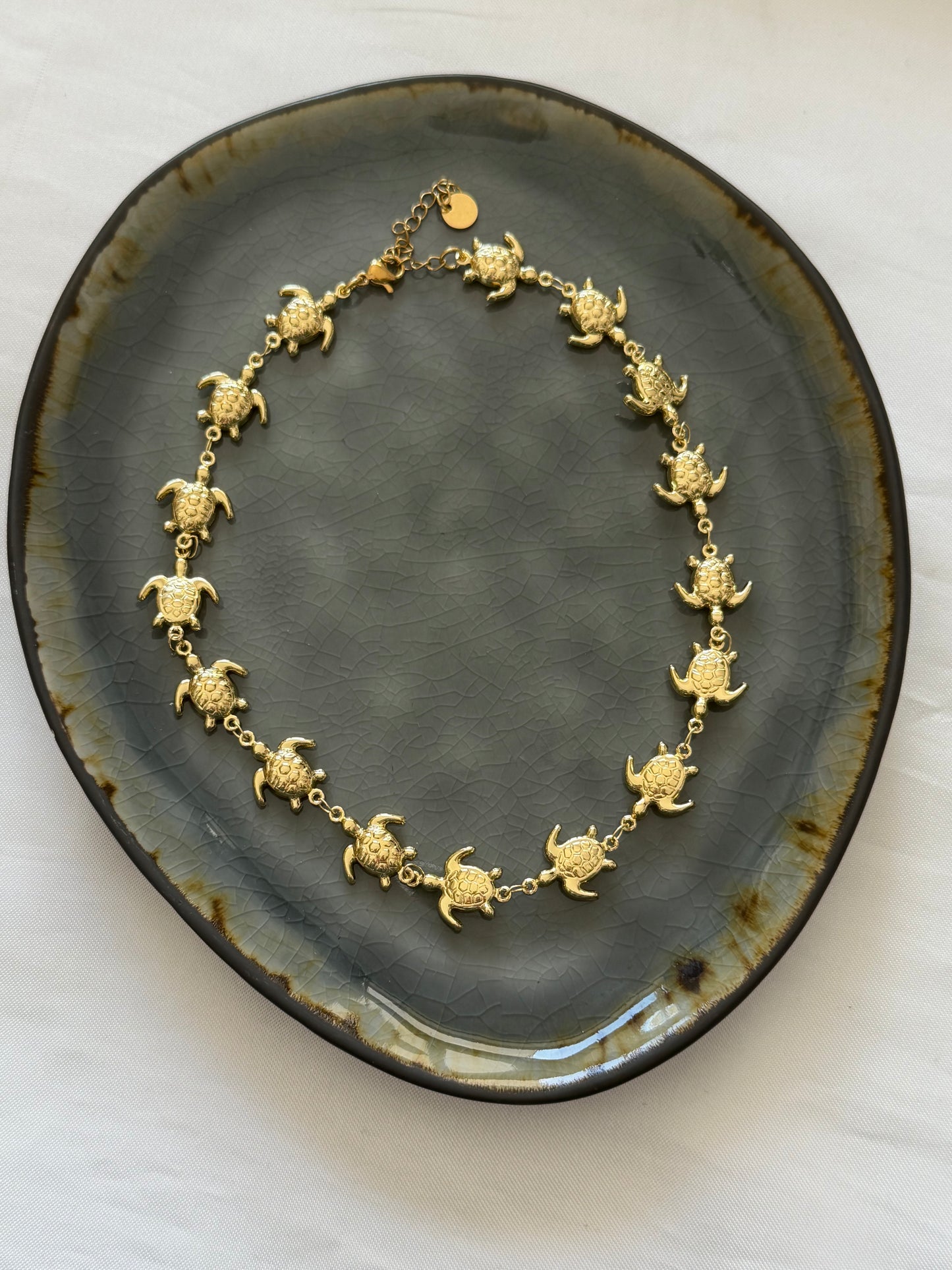 ‘TURTLE’ ketting - goud