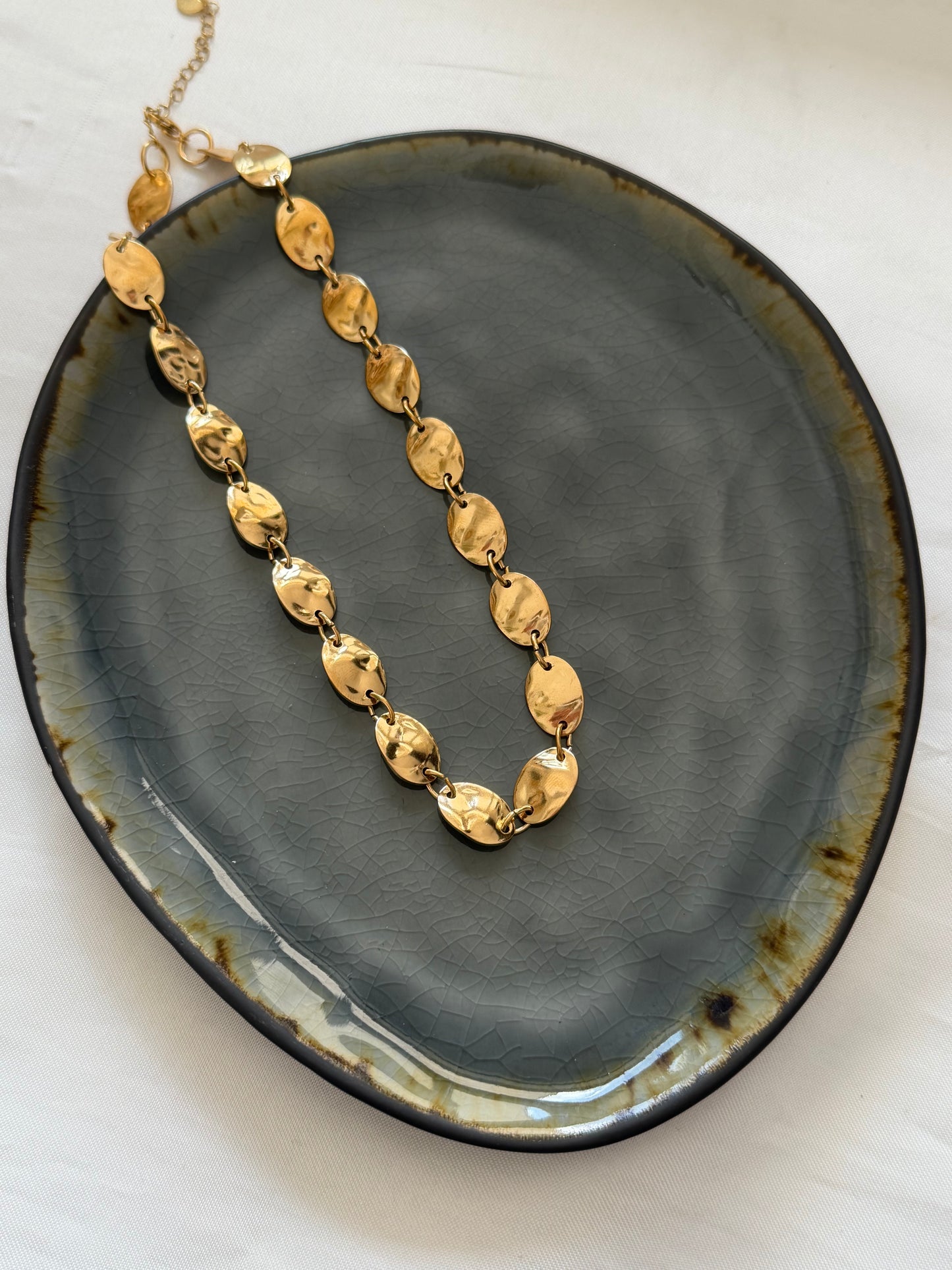 ‘SMALL DOTS’ ketting - goud
