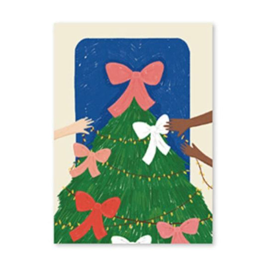 ‘CHRISTMAS TREE’ kaartje