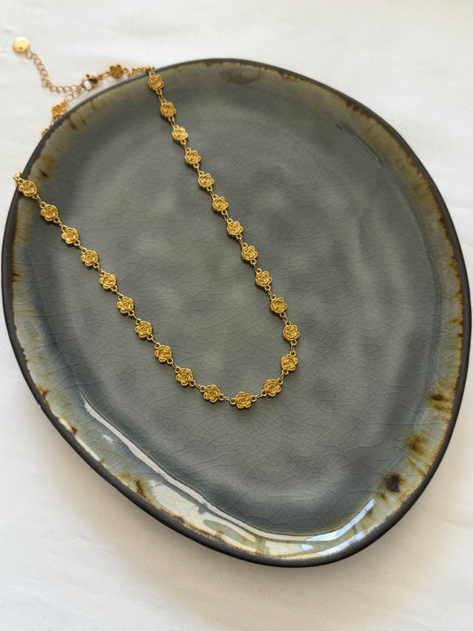 ‘ROSE’ ketting - goud