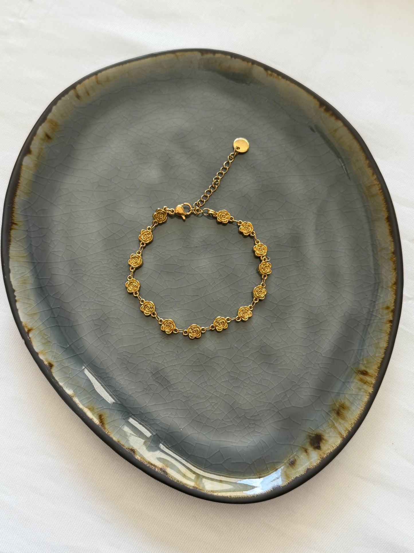 ‘ROSE’ armband - goud