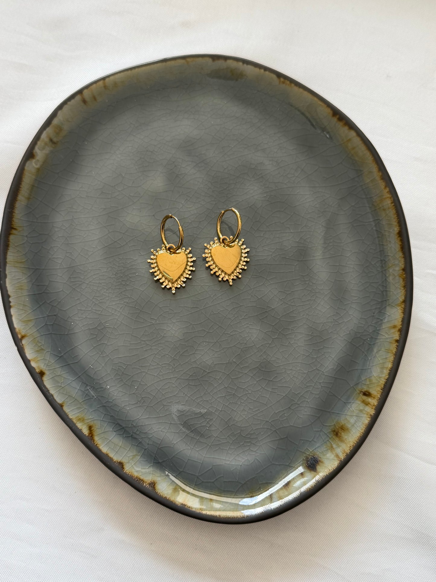 ‘LISELOT’ oorbellen - goud/zilver