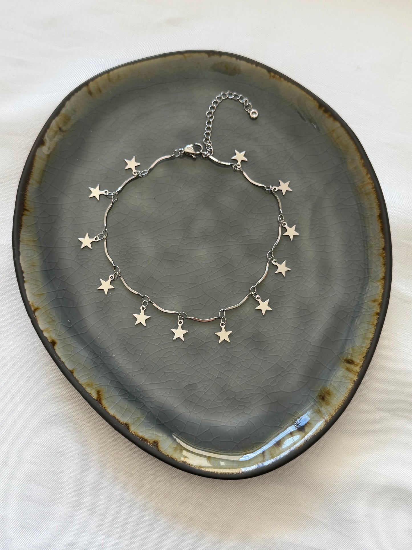 ‘STERRETJES’ enkelbandje - zilver