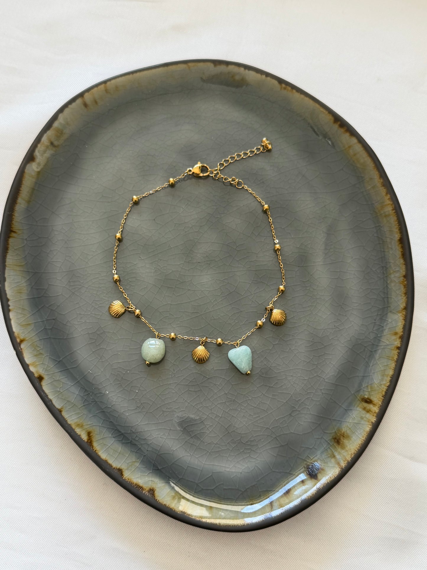 ‘OCEAN’ enkelbandje - goud