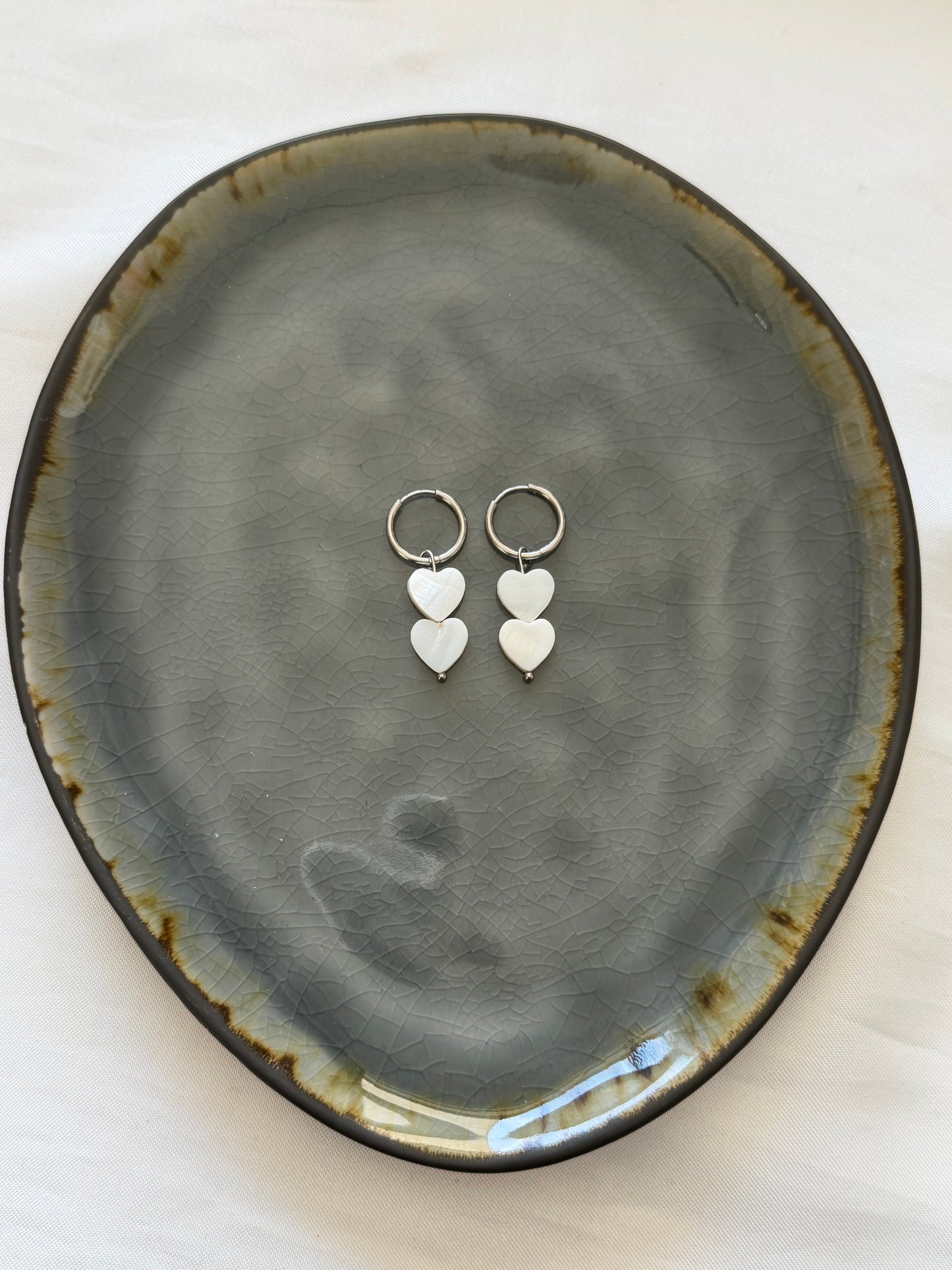 ‘NELA’ oorbellen - goud/zilver