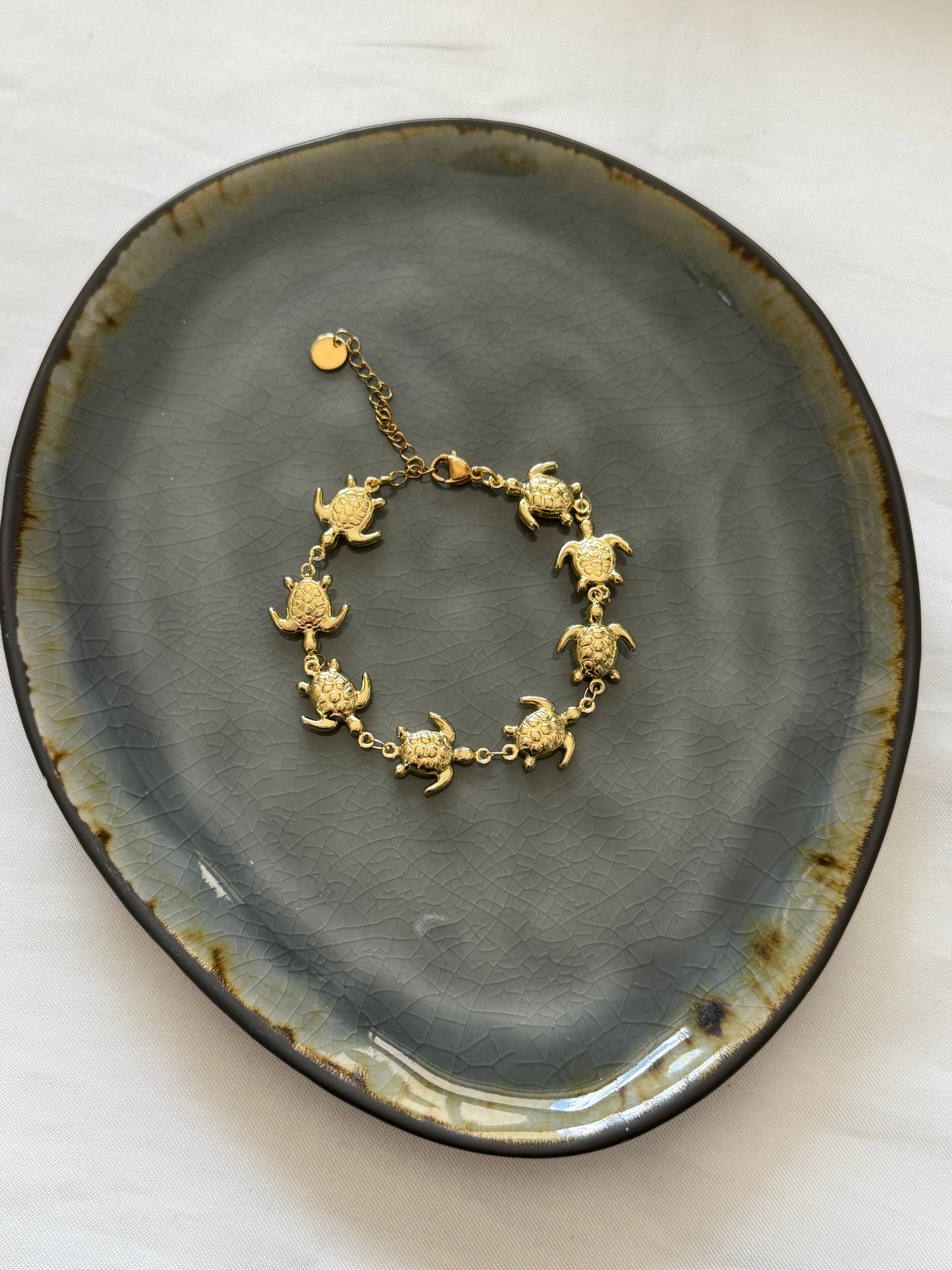 ‘TURTLE’ armband - goud