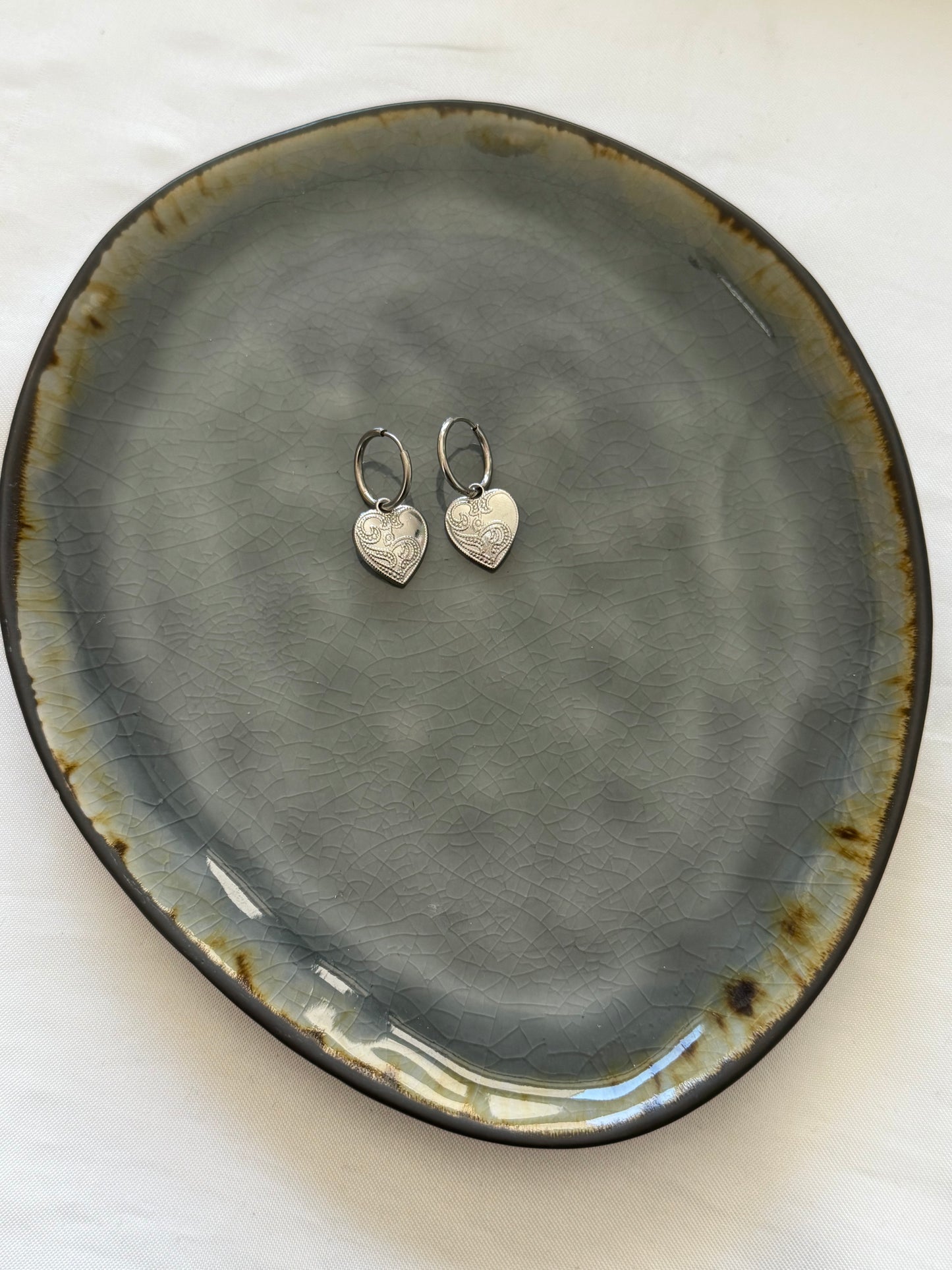 ‘LISA’ oorbellen - goud/zilver
