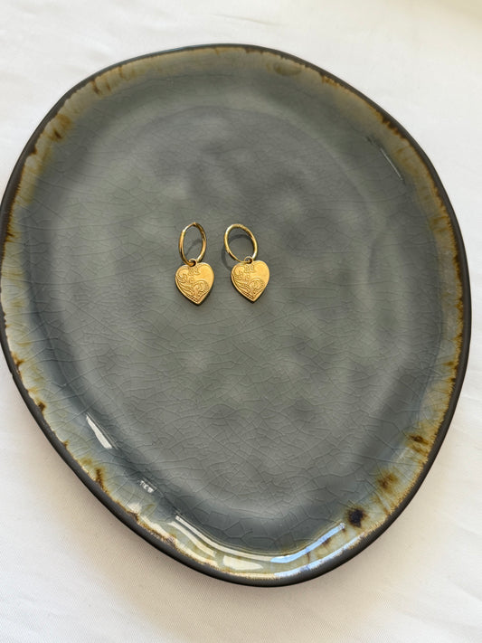 ‘LISA’ oorbellen - goud/zilver