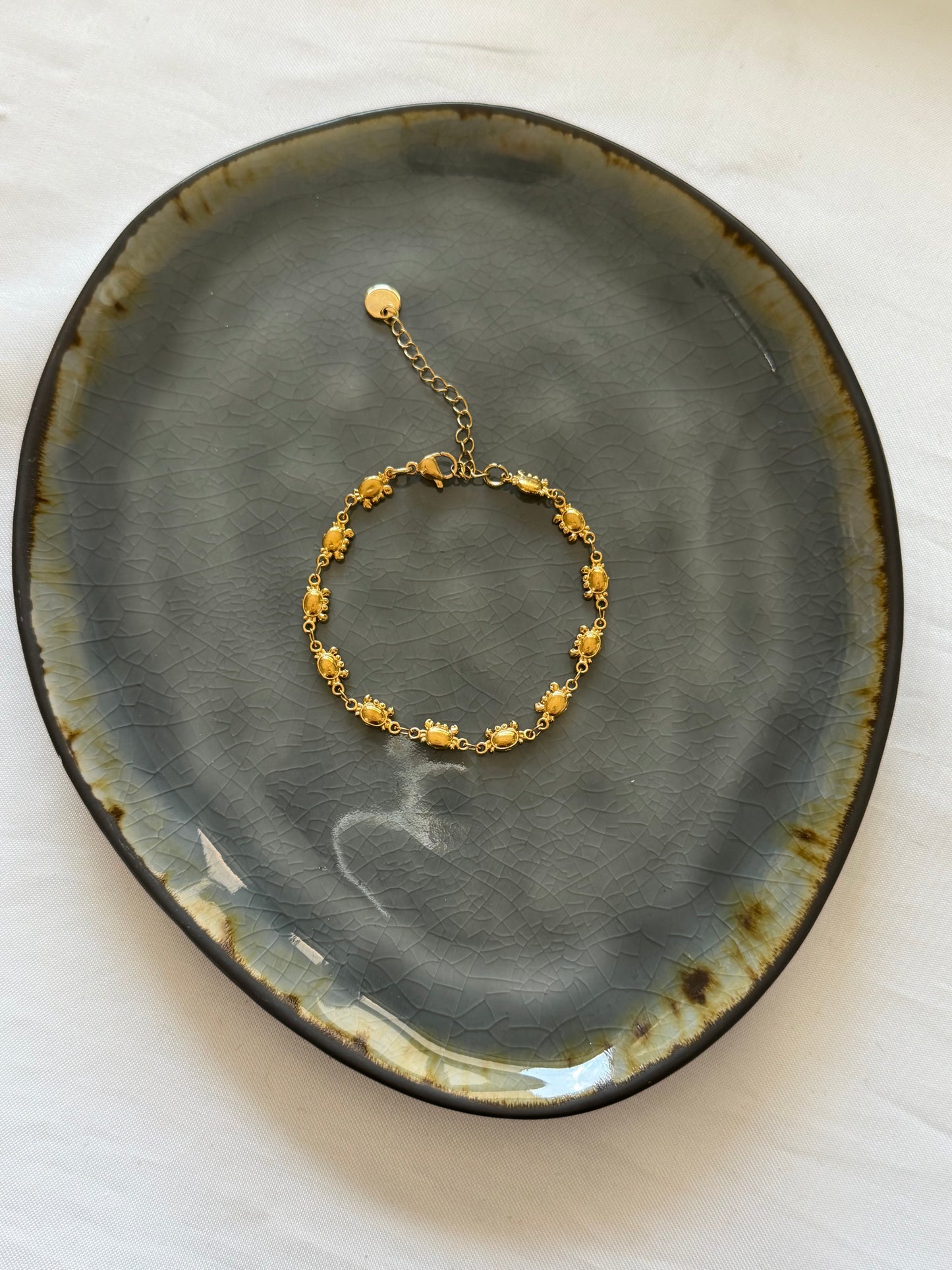 ‘KRAB’ armband - goud