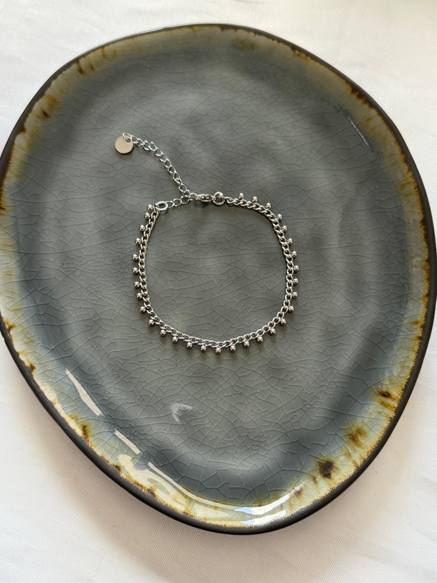 ‘LITTLE DOTS’ armband - goud/zilver