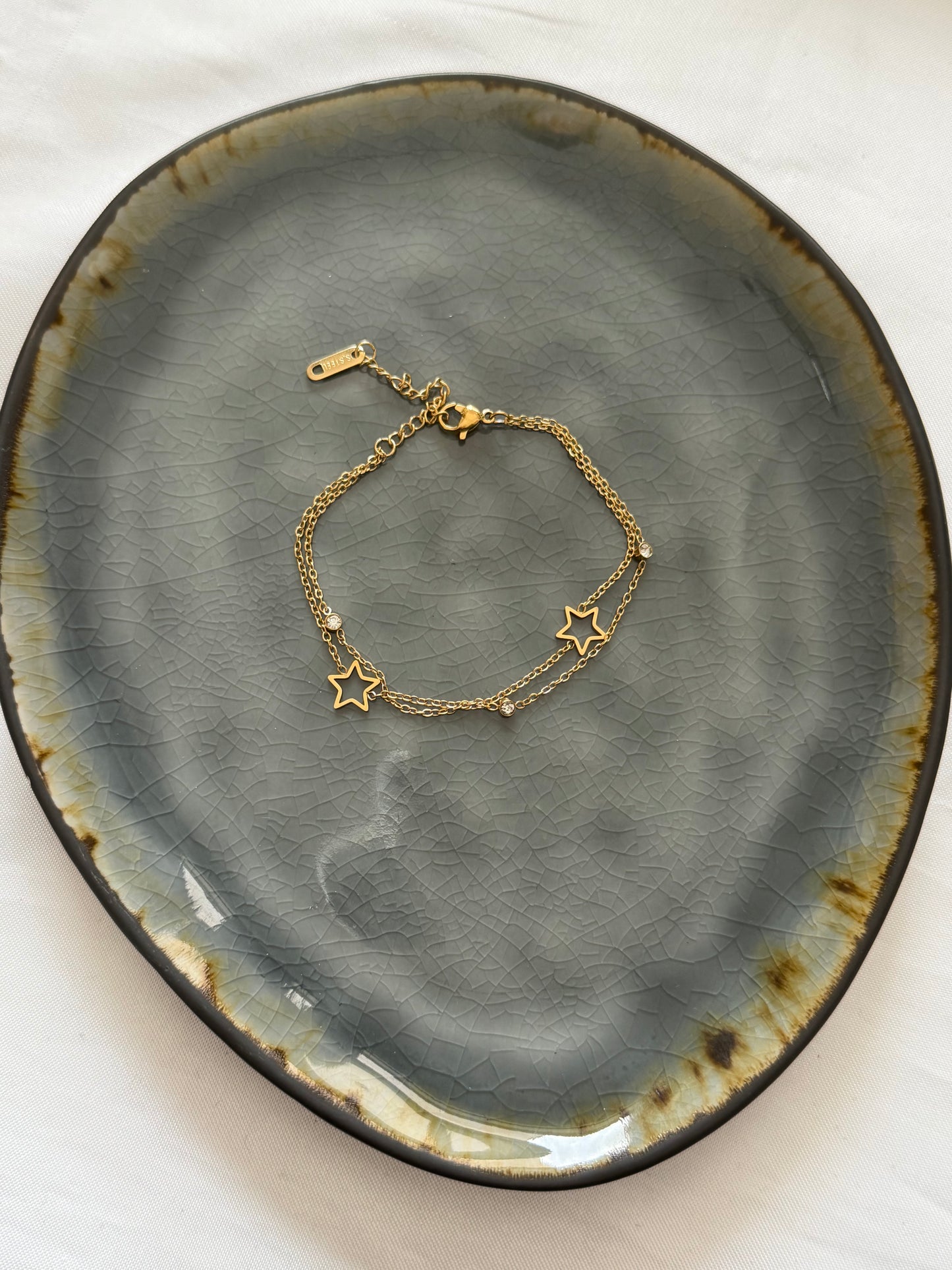‘LUCKY STARS’ armband - goud