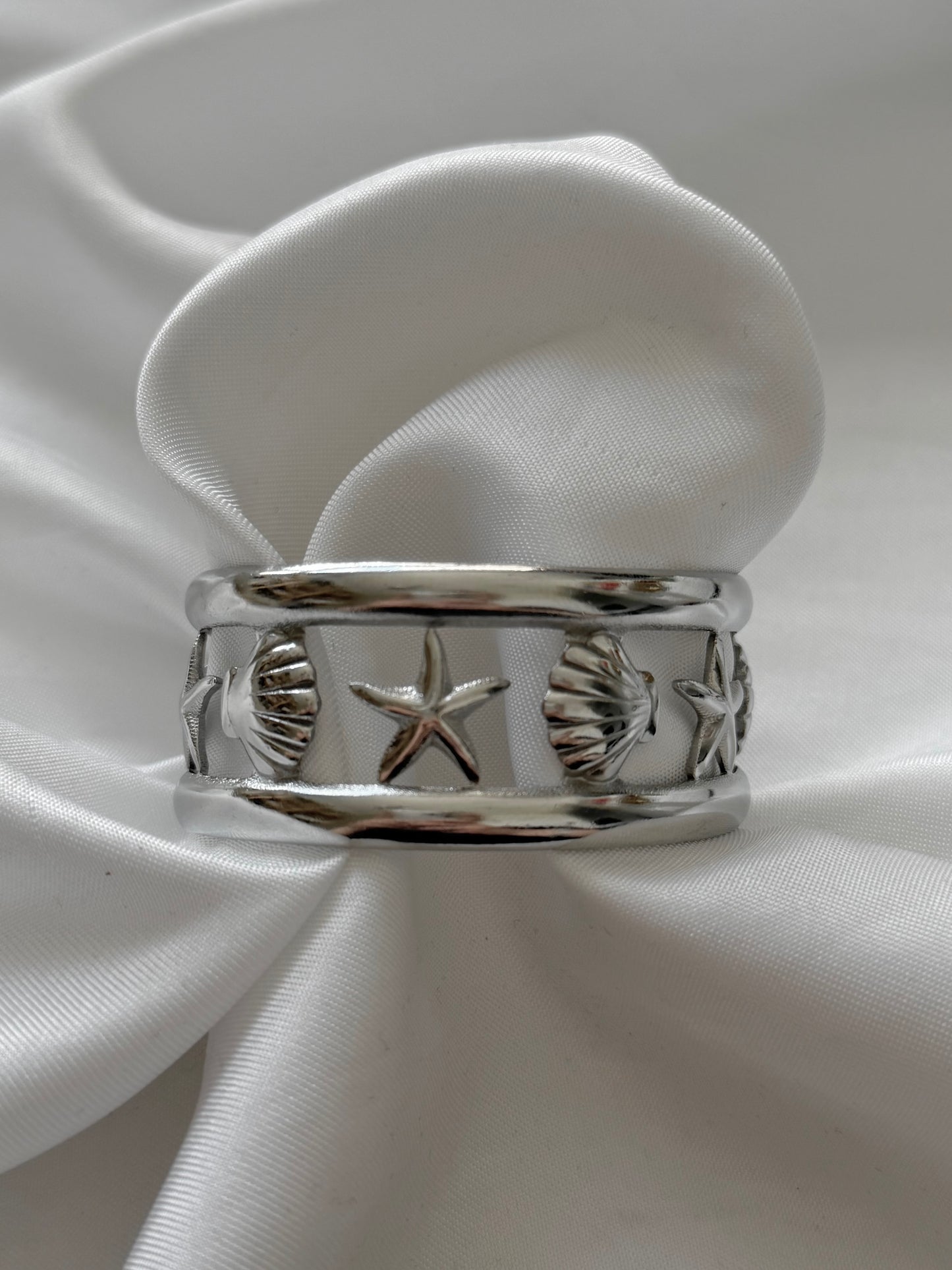 ‘OCEAN THEME’ bangle - goud/zilver