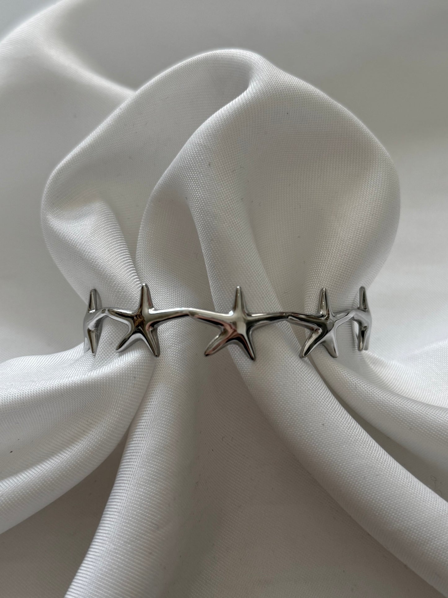 ‘STARFISH’ bangle - zilver