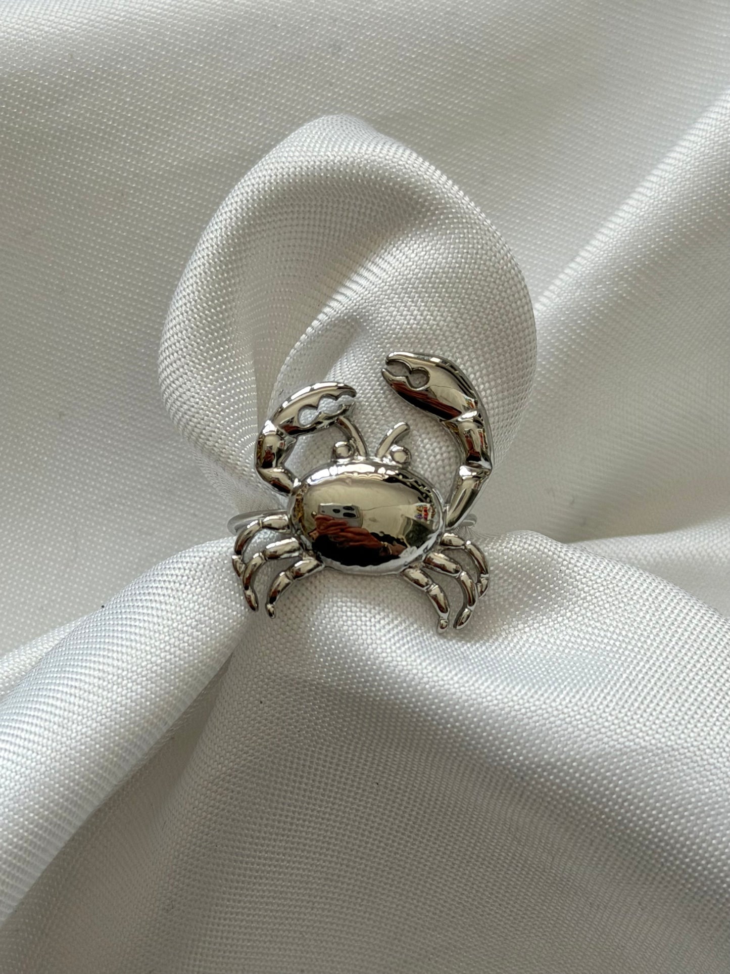 ‘KRAB’ ring - goud/zilver