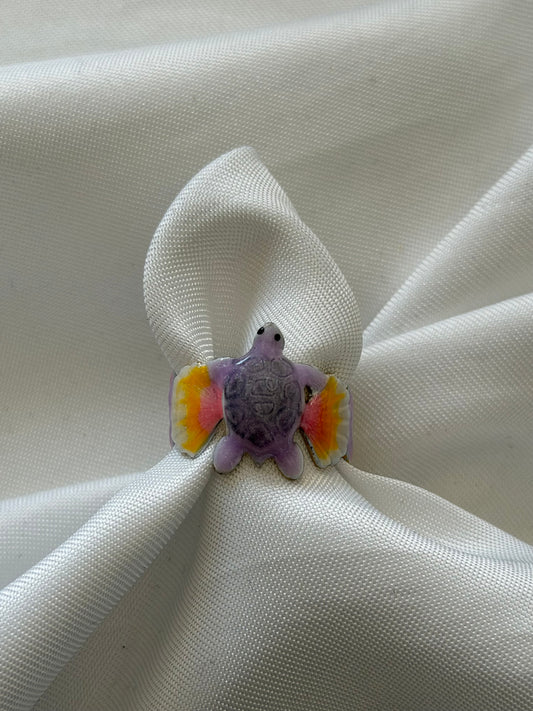 ‘HAPPY TURTLE’ ring - goud