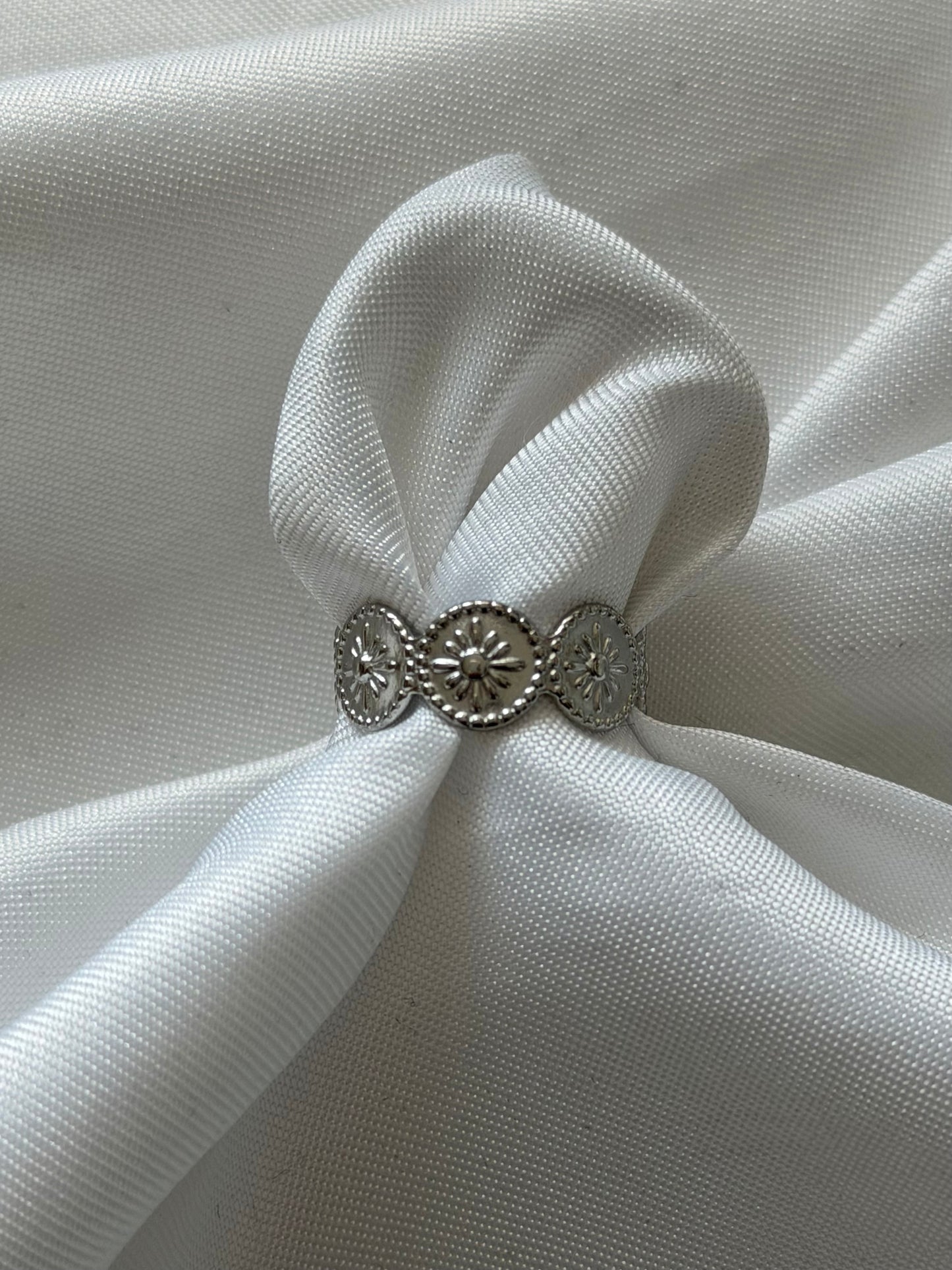 ‘COINS’ ring - goud/zilver