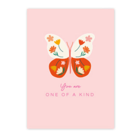 ‘YOU ARE ONE OF A KIND’ kaartje