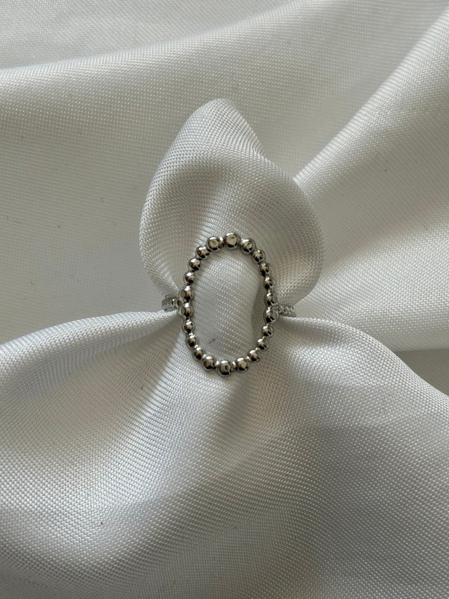 ‘DOTS’ ring - goud/zilver