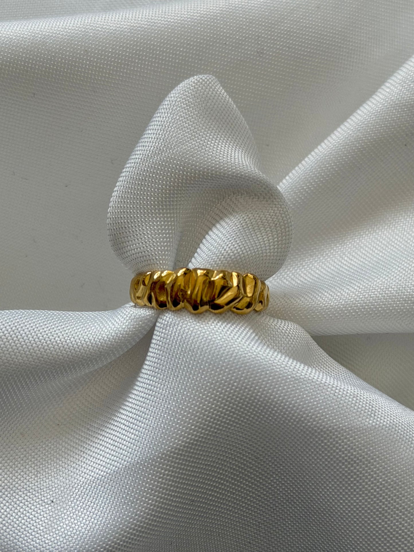 ‘NIKKI’ ring - goud/zilver