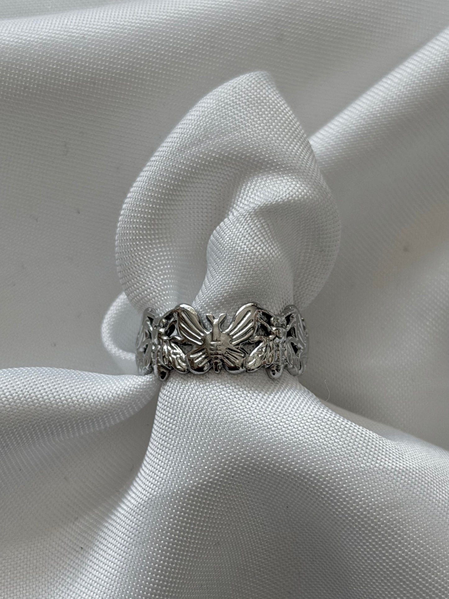 ‘BIBI’ ring - goud/zilver