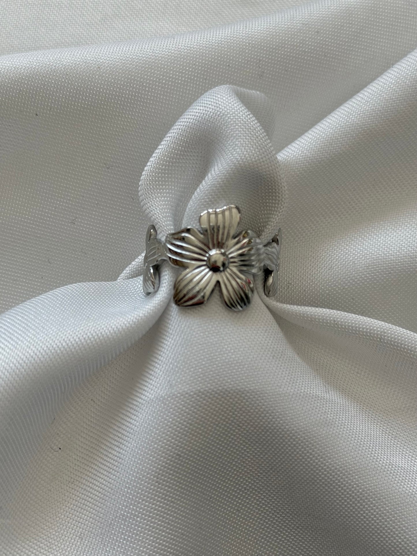 ‘SPRING’ ring - goud/zilver
