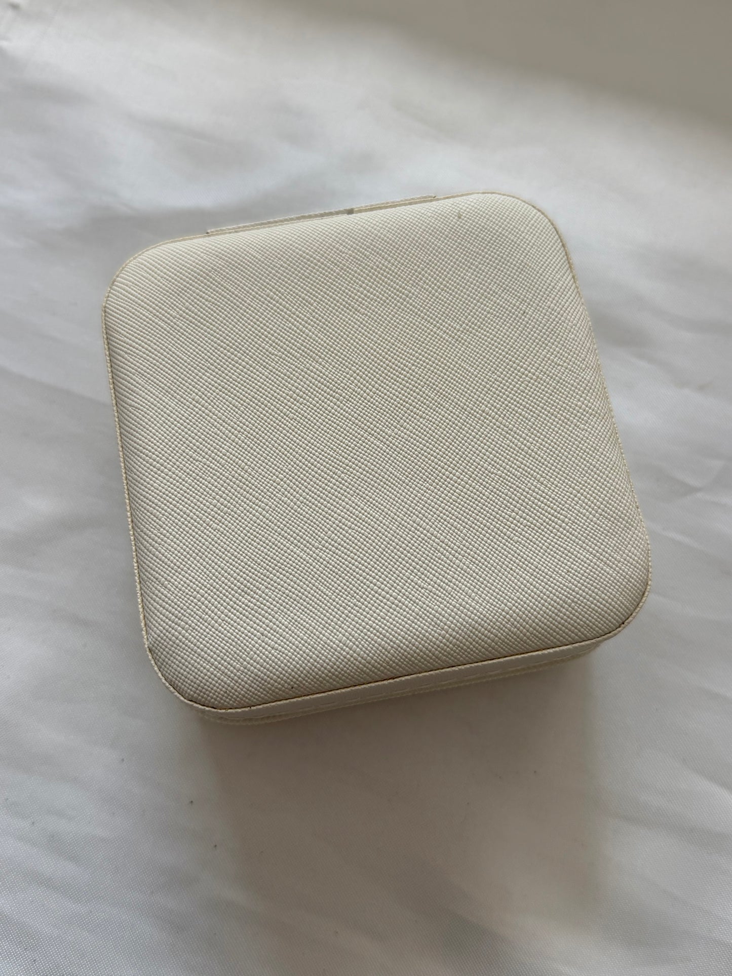 Sieraden doosje (dubbellaags) - wit