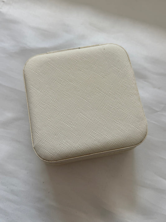 Sieraden doosje (dubbellaags) - wit