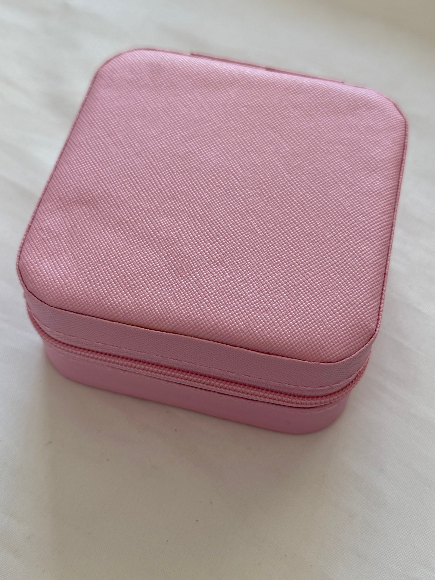 Sieraden doosje (dubbellaags) - fel roze