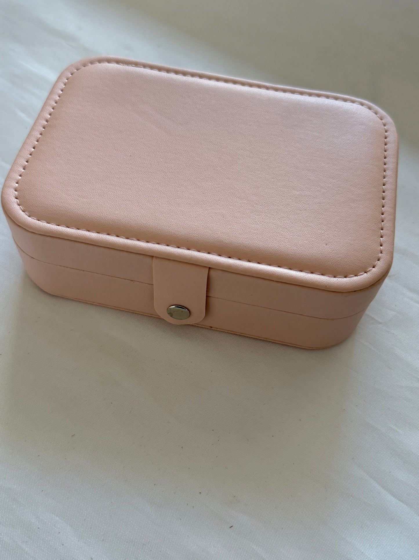 Sieraden doosje XL (dubbellaags) - licht roze