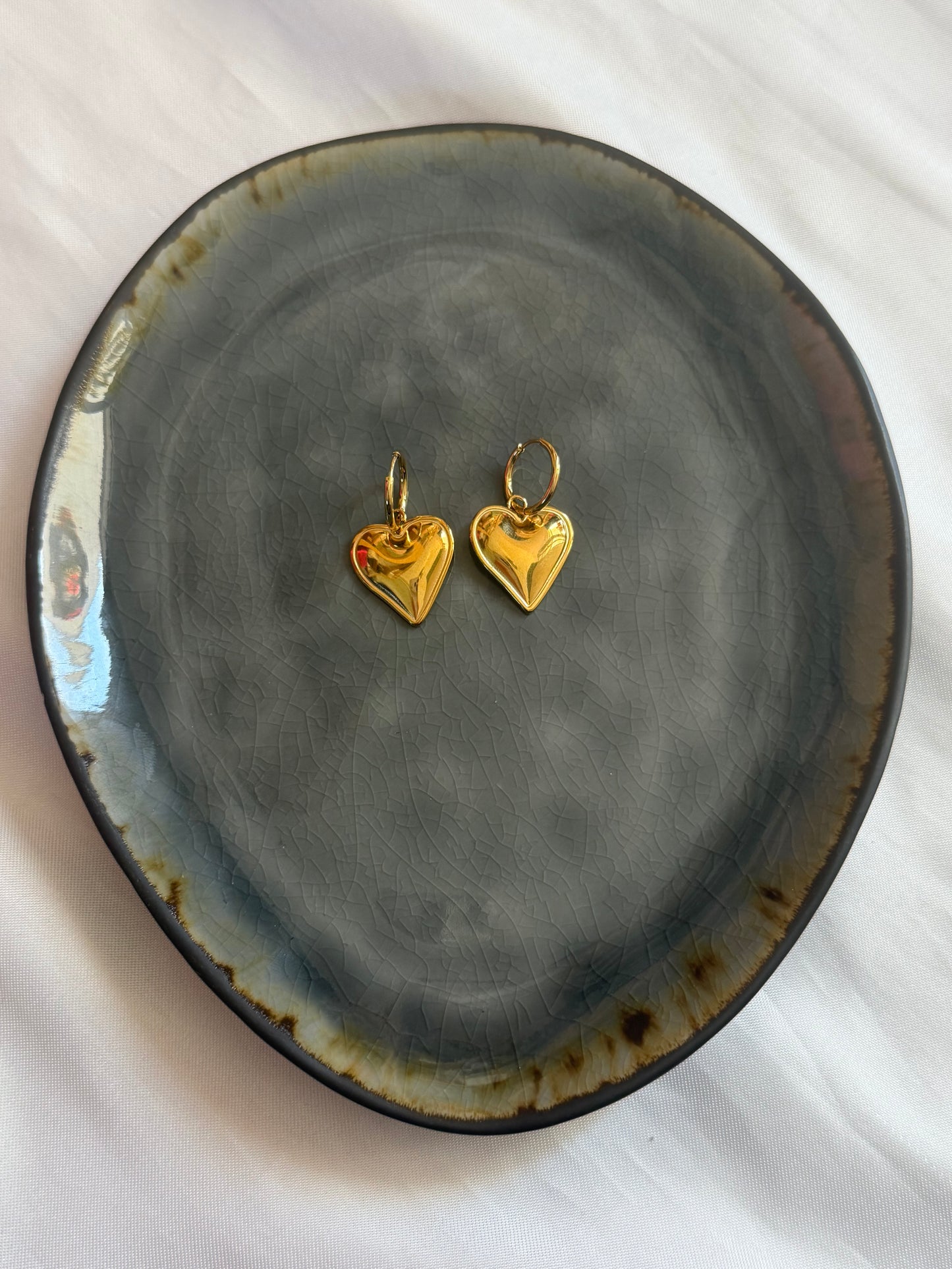 ‘GLAMOUR’ oorbellen - goud/zilver