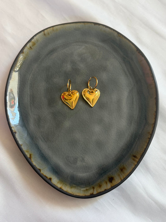 ‘GLAMOUR’ oorbellen - goud/zilver