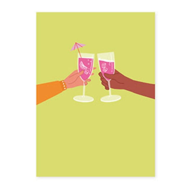‘CHEERS’ kaartje