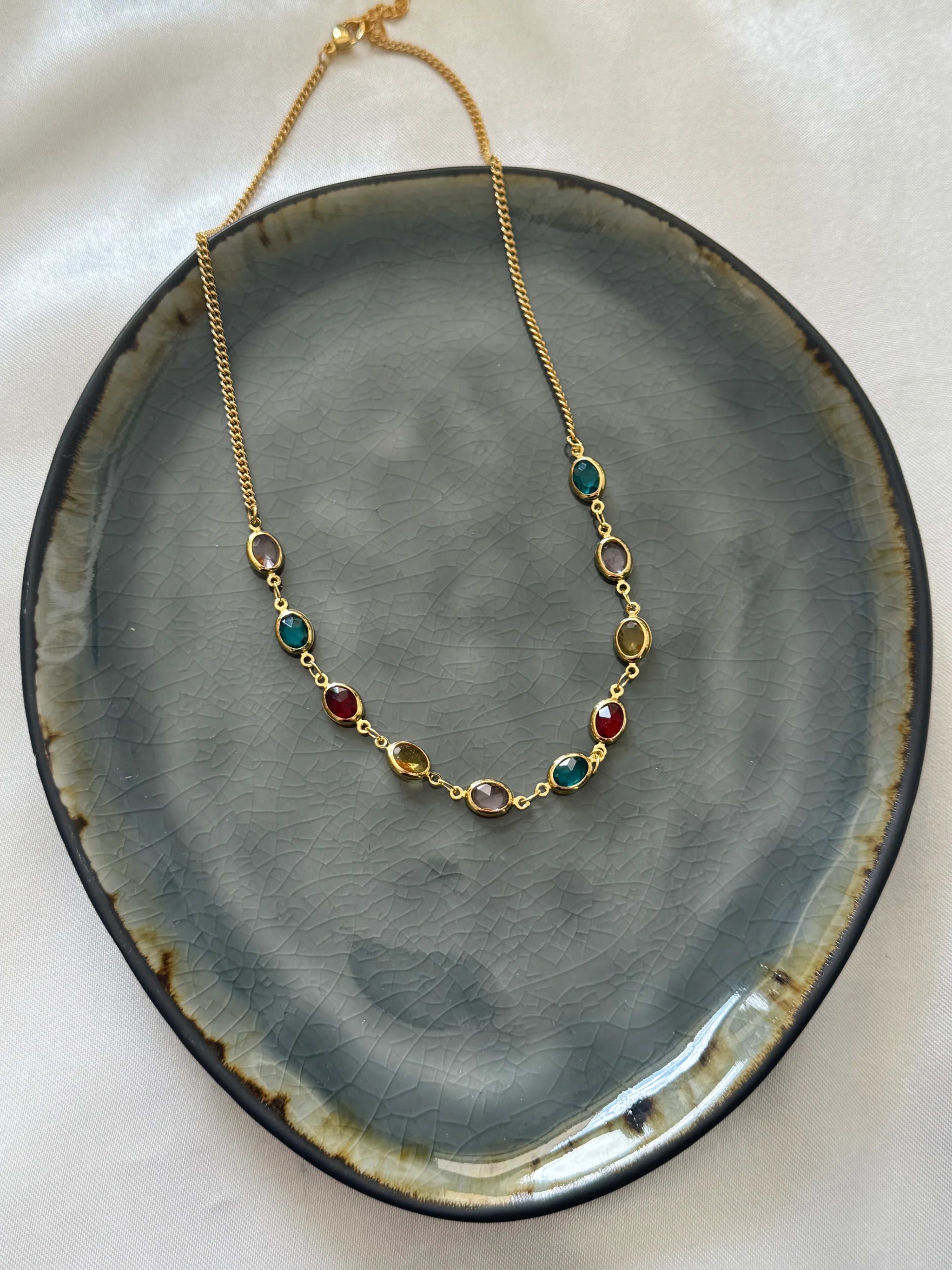 ‘COLOR’ ketting - goud