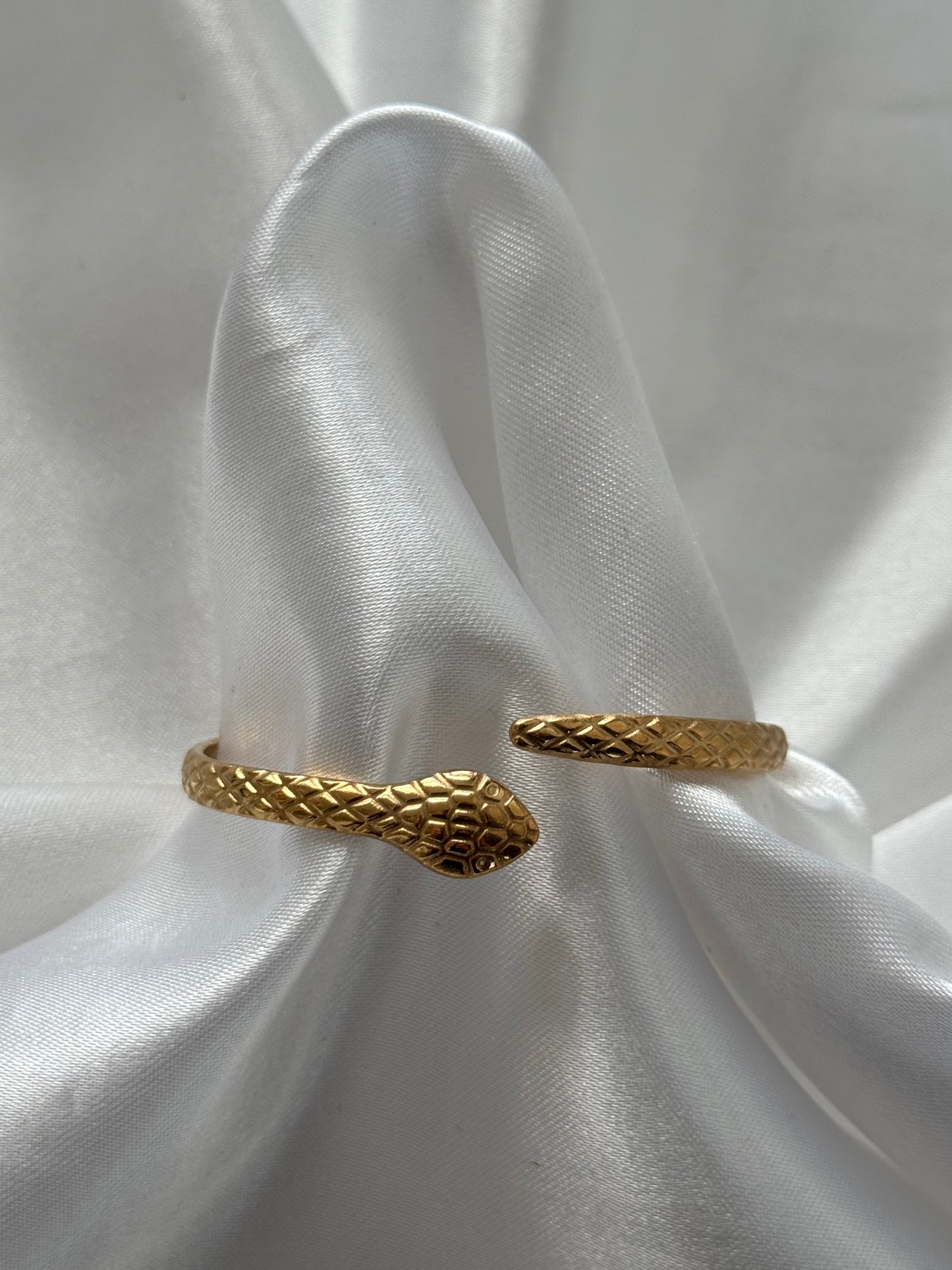‘SNAKE’ bangle - goud/zilver
