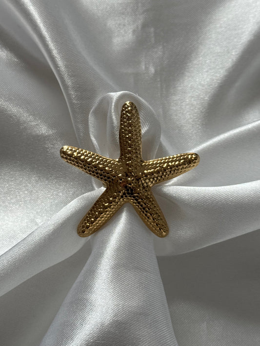 ‘BIG SHELL’ ring - goud