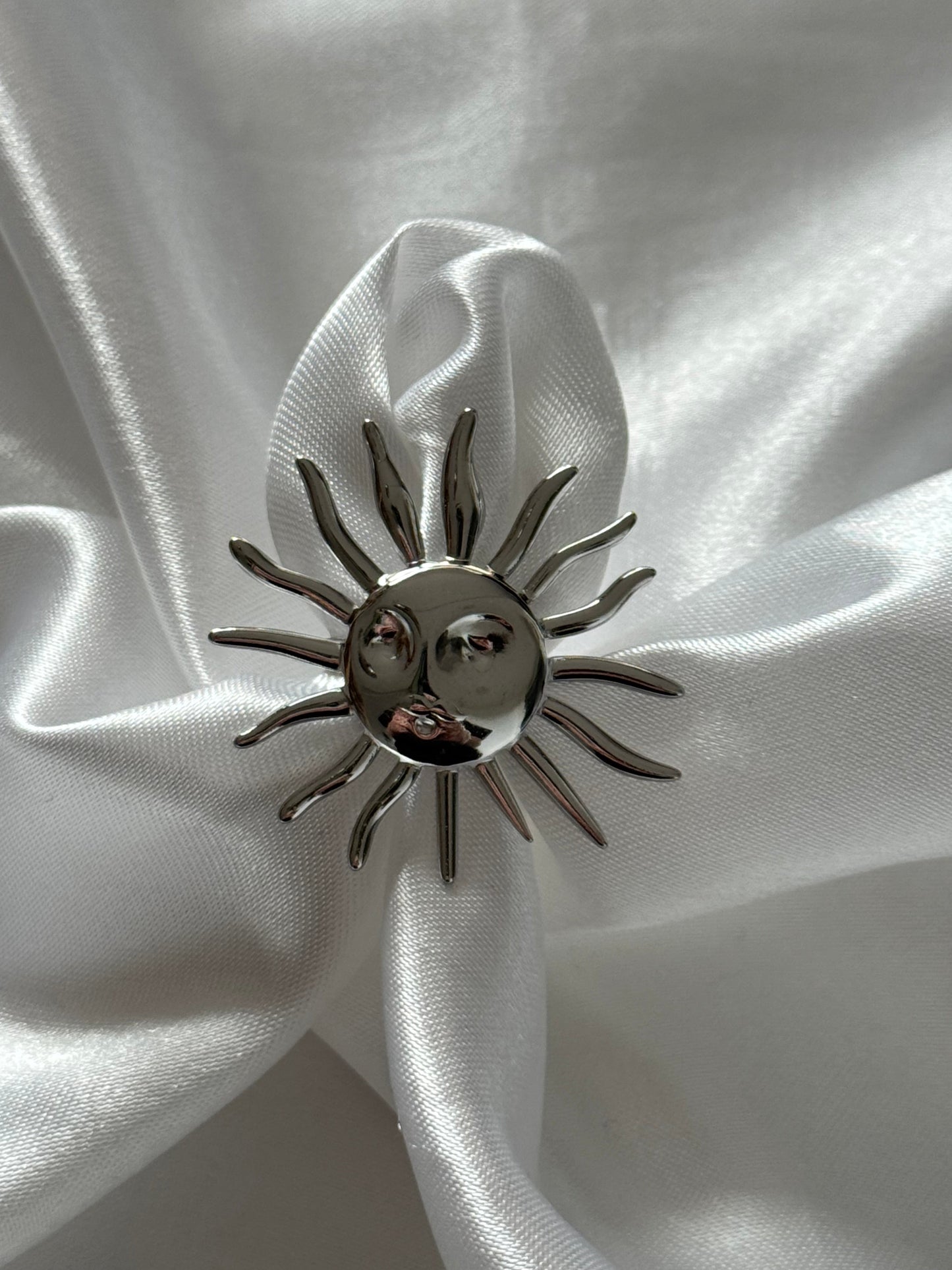 ‘HAPPY SUNSHINE’ ring - goud/zilver