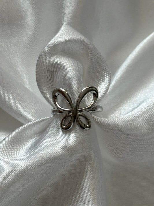 ‘BUTTERFLY’ ring - zilver