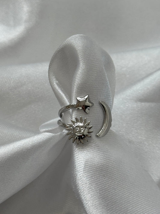 ‘DAY&NIGHT’ ring - zilver