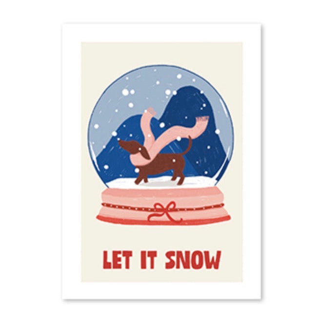 ‘LET IT SNOW’ kaartje